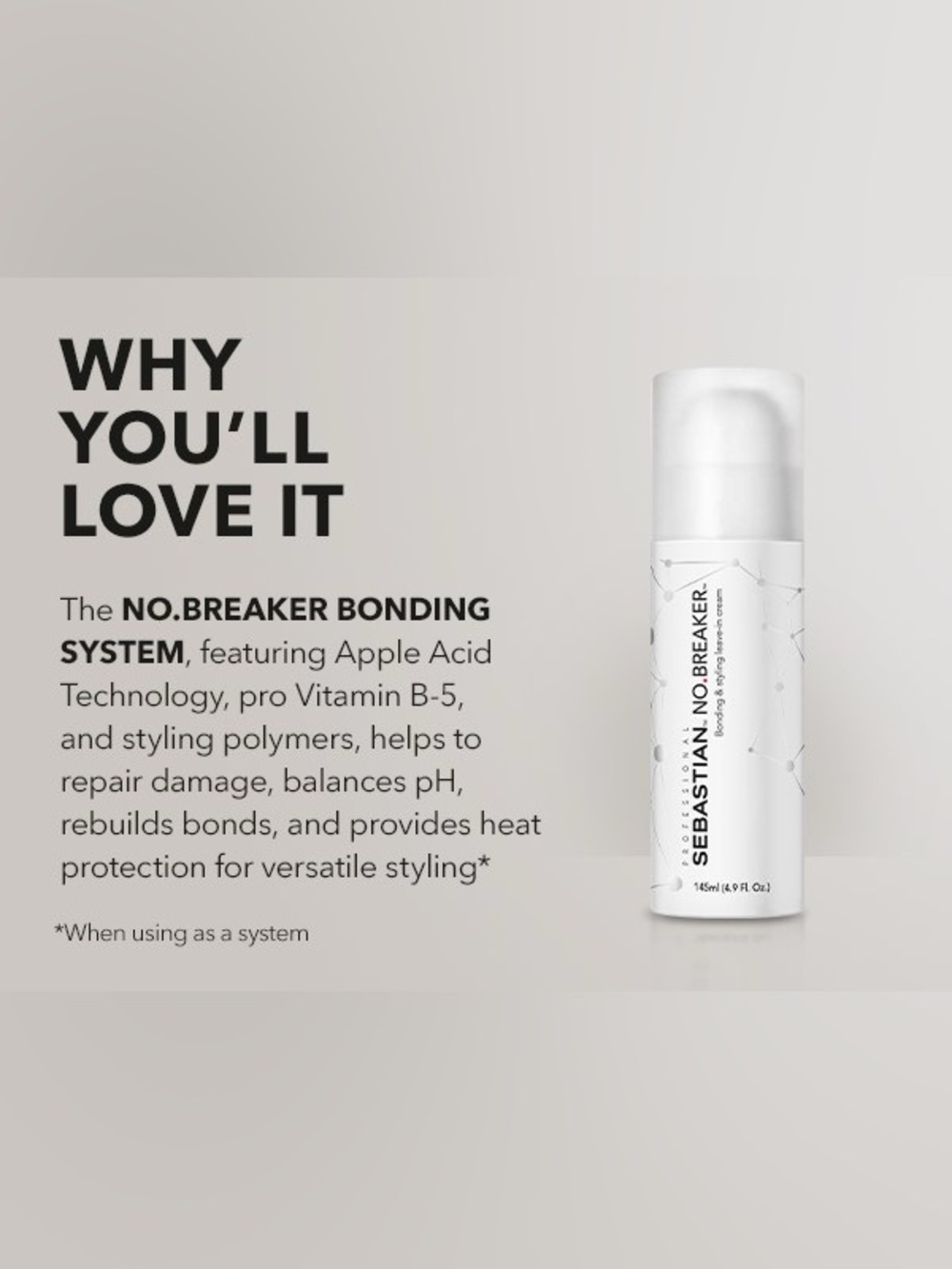 Sebastian No.Breaker Bonding & Styling Cream - Picture 3 of 5